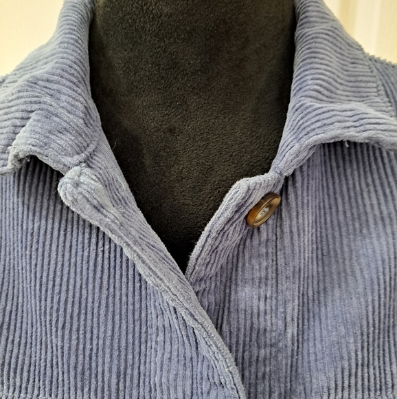 Corduroy Jacket With Large Flap Pockets Size S - Picture 3 of 8